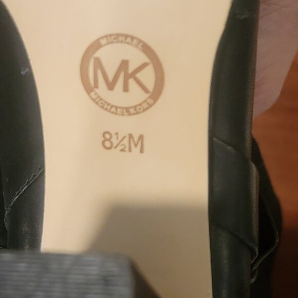 MICHAEL KORS Fulton Harness Bootie Suede Logo Buckle Block Heel - Picture 12 of 12